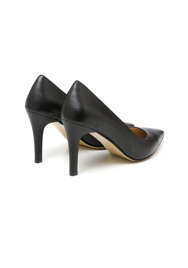 Topuklu/ Stiletto Kadın Rc-4001 Deriden Siyah Siyah