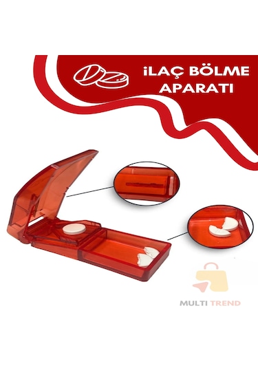 Tablet Kesici - İlaç Tablet Hap Kesici Bölücü Ayırıcı Aparat
