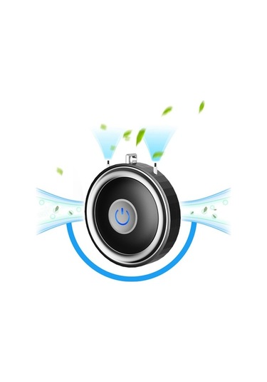 Createtech Taşınabilir Sessiz Negatif İyon Jeneratörü, Hava Temizleyici Boyunluk, Giyilebilir Duman Giderici, Zu Model Renkli