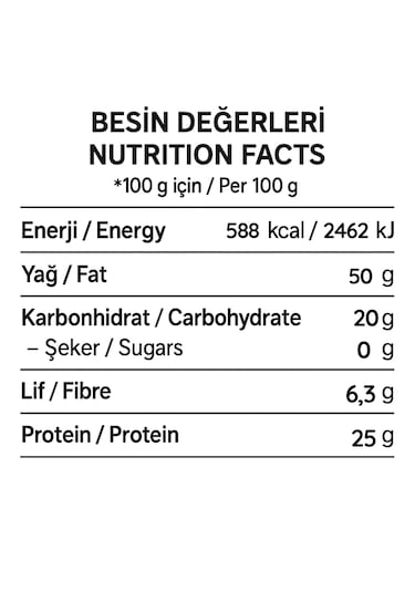 Yer Fıstığı Ezmesi 340 G Katkısız, Şekersiz, Yüksek Protein