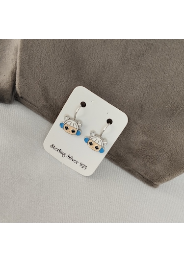 928 Ayar Gümüş Çocuk Küpesi Zarif Ve Güvenli Tasarım Model 5 Gümüş