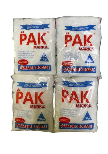 Pak Taş Çamaşır Sodası 4 x 750 G