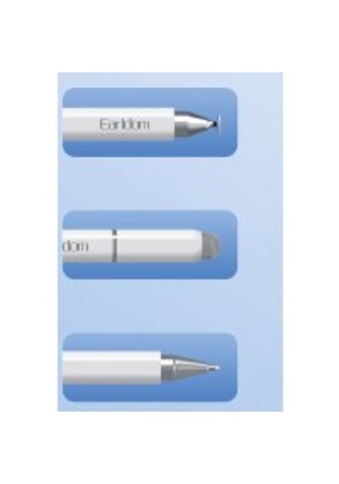 Earldom P6 Stylus 3 In 1 Universal Dokunmatik Kalem Android+ıos Tablet&telefon Uyumlu
