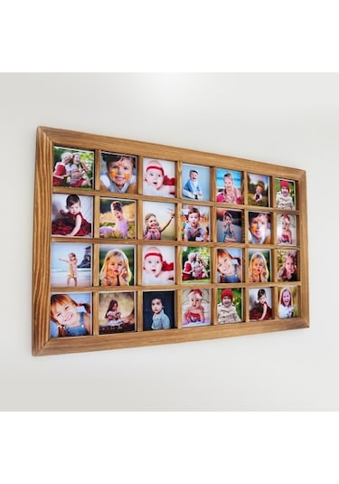 Ahşap Çerçeve Fotoğraf Çerçevesi Kolaj Çerçeve