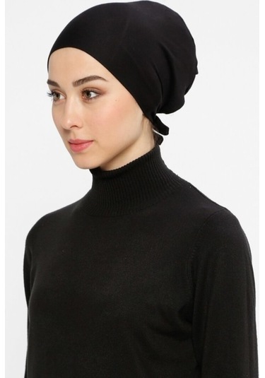 Dikişsiz Siyah Bone Siyah