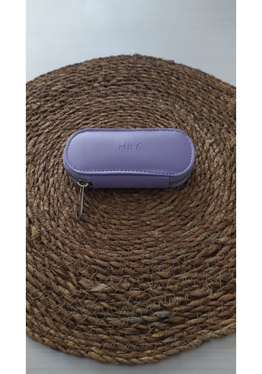 Hky Yüksek Kalite Unisex Anahtarlık Lila + Çakmak