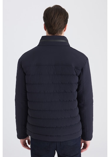 Twn Relaxed Fit Lacivert Düz Mont 5ec073082006m Çok Renkli