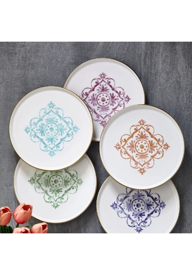 Fecra Miras 6 Parça Pasta Tabağı Seti