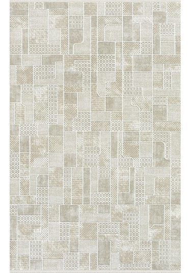 Padişah Halı Touch 73354 071 Serisi Salon Oturma Yatak Odası Halısı Kahverengi - Bej