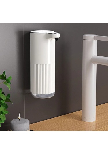 Yeni Otomatik Sabunluk Fotoselli Kızılötesi Sensör El Yıkama Makinesi 4 Seviye A Gel White Fransa Beyaz