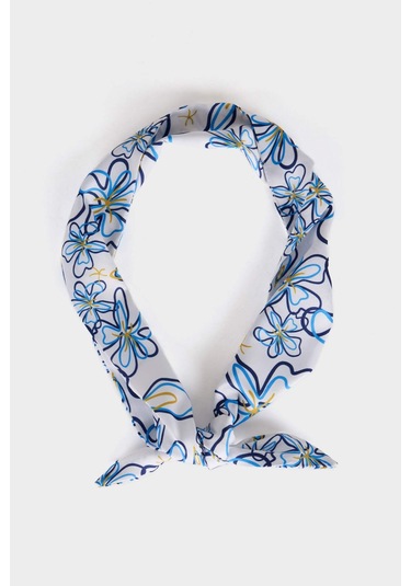 Defacto Kadın Desenli 2li Fular G0496axnskr1 Çok Renkli