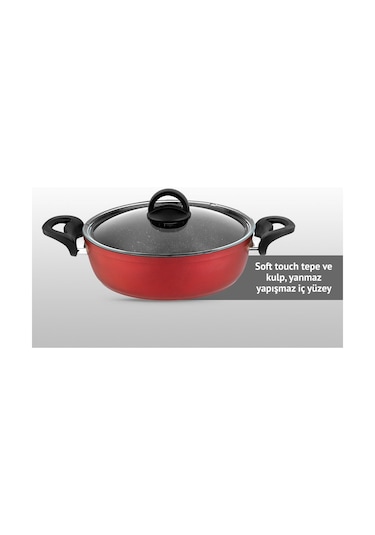 Hisar Optima Talia Granit 26 Cm Basık Tencere