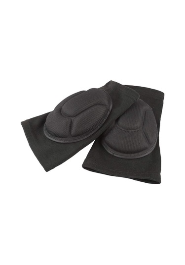 Koruyucu Diz Pedleri Kaplumbağa Kabuk Sünger Siz Pedler Spor Bisiklet Futbol Voleybolu 1 Çifti Siyah