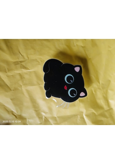 Goldenqian Grip Ve Çoklu İfade Telefon Tutucu İle Sevimli Akrilik Kedi Telefon Tutucu 2 2