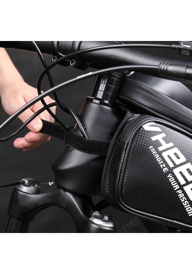 Wheelup 6.5 Inç Dokunmatik Ekran Bisiklet Çantası Su Geçirmez Telefon Çerçevesi Üst Tüp Bisiklet Çantası Çok Renkli