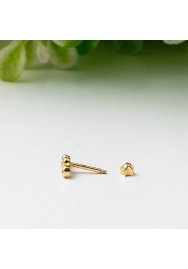 Bilezikci 14 Ayar Altın Piercing Tragus Küpe Kphsy14k22500 Sarı