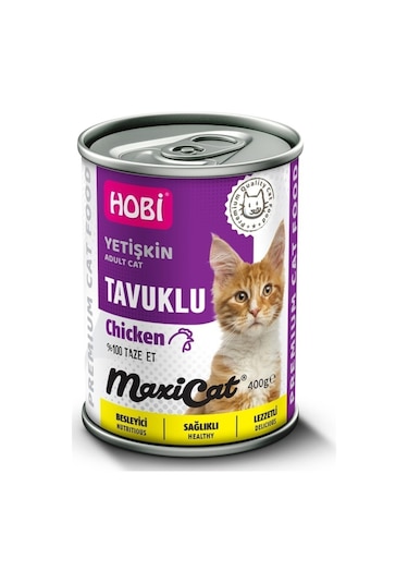 Hobi Maxicat Tavuklu Yetişkin Kedi Konservesi 400 G