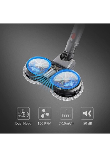 Valkyrie Uyumlu Paspas Başlığı Su Püskürtmeli Mop Başlık V7/v8/v10/v11/v15/gen5 6 Paspaslı