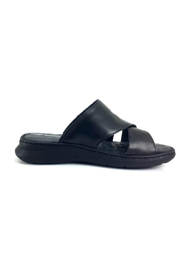 Forelli Berke 24yt Erkek Anatomik Günlük Terlik Siyah Siyah