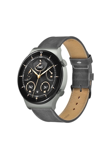 Vagave Huawei Watch Hakiki Deri Kordon Gt,-Gt2-Gt3-Gt3 , 20-22mm