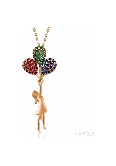 Argentum Concept - Gümüş Uçan Balonlu Kız Kolye (193157805)