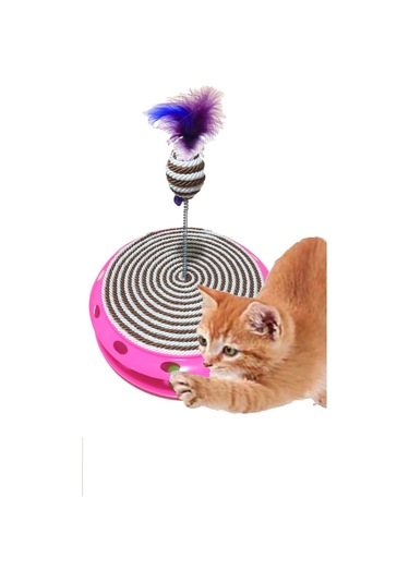 Tineke Tek Katlı Eğlenceli Kedi Oyuncağı ve Tırmalama Tahtası