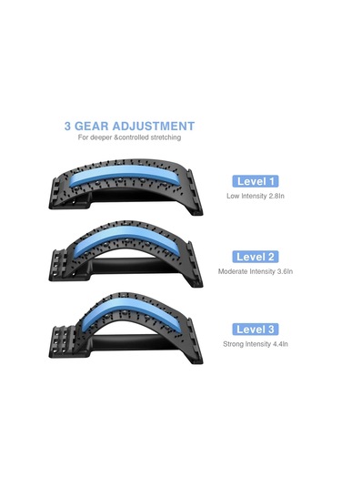 Sırt Ağrısının Giderilmesi İçin Sırt Sedyesi, Çok Seviyeli Sırt Çok Renkli