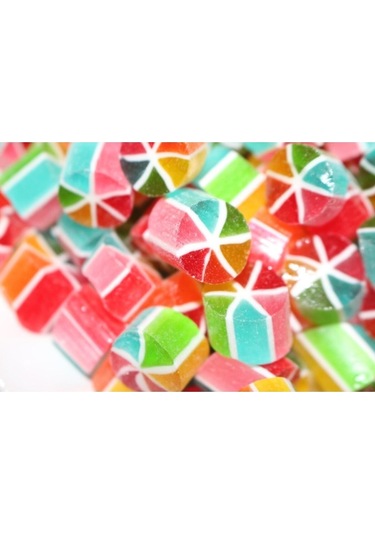 Gökkuşağı Dilim Akide Lolly Akide Şeker 1000 Gr