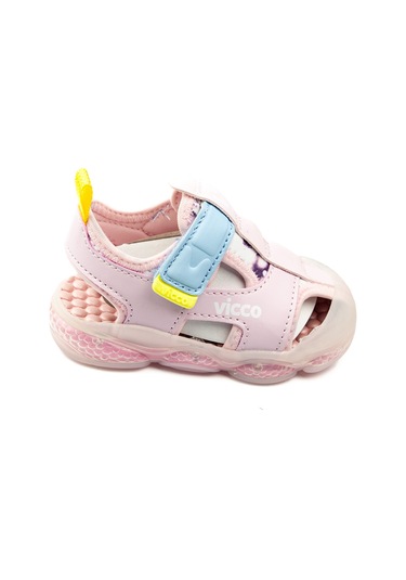 Vicco 332. B28y. 217 Live Pudra Işıklı Kız Bebek Sandalet Pembe