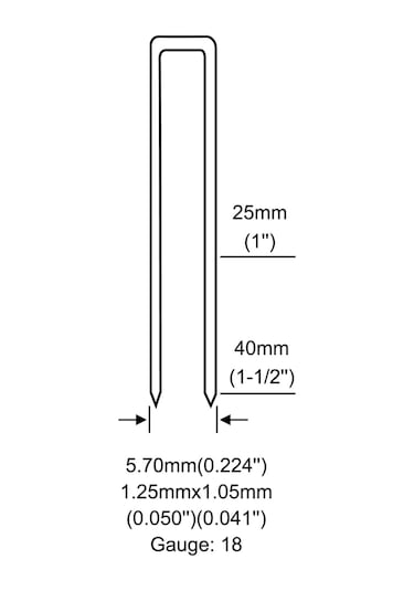 Uno 9040 U Zımba Tabancası 25-40Mm Hafif Tip.