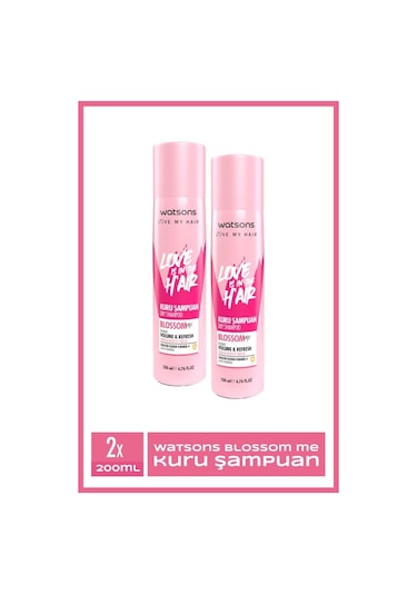 Blossom Me Kuru Şampuan 200 Ml 2 Adet
