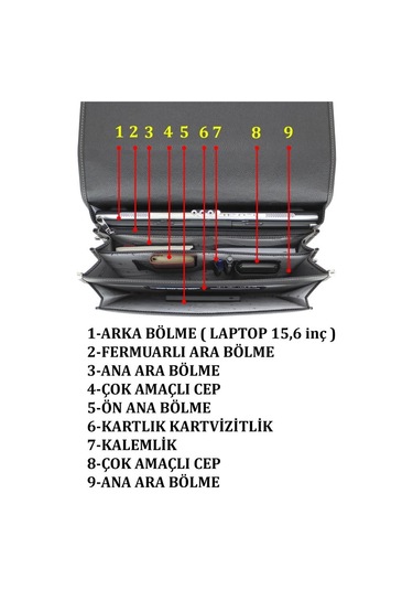 Case Club El Omuz Çantası & Laptop Bölmeli Evrak Çantası 15,6 İnç Kilit Mekanizmalı Lacivert