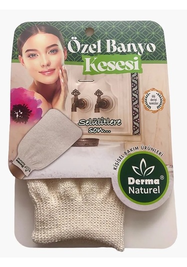 Derma Naturel Özel Banyo Kesesi Ms-07 2 Li Set