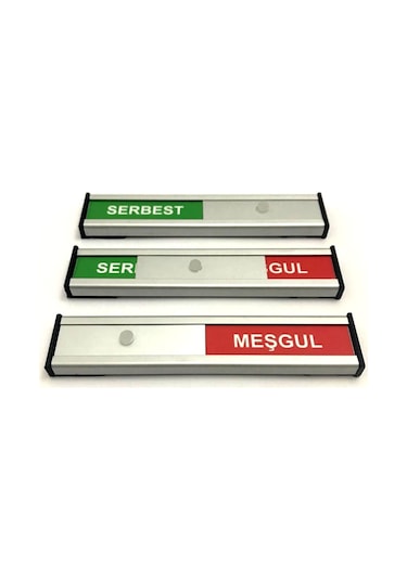 Serbest-Meşgul Toplantı Odası Tabelası Kapı Levhası