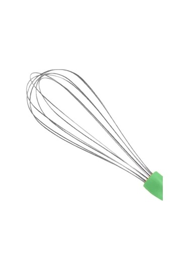 Mybru Paslanmaz Çelik Plastik Saplı El Çırpıcısı Blender Büyük Boy Yeşil