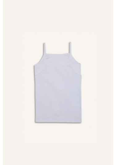 DeFacto Kız Çocuk 2'li Atlet A4136A825SPWT34 Beyaz