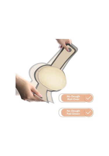 Tenfowee Dutch Oven İçin Gıda Grubu Silikon Fırın Matları, Uzun Kollü, Yeniden Kullanılabilir, Hamur Taşıma Kolay, Parchment Kağıdı Gereksinimi Yok Gri