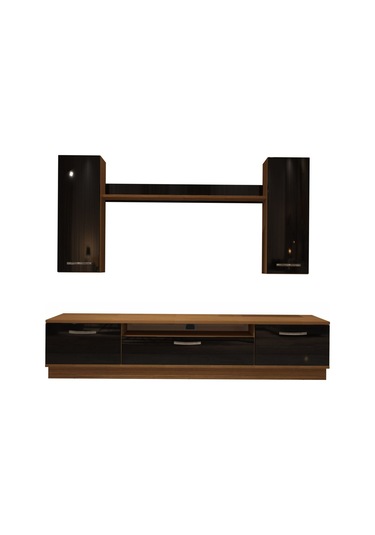 Decoraktiv Trendstyle 5d Slm Tv Ünitesi Tv Sehpası Ceviz - Siyah