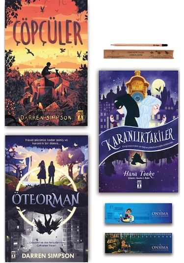 Genç Timaş Karanlıktakiler - Çöpçüler - Öteorman Set 3 Kitap