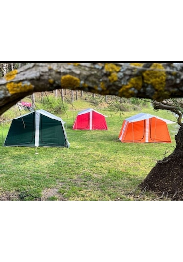 Doğa Kamp 2 Odalı 6 - 7 Kişilik Kamp Çadırı Çok Renkli