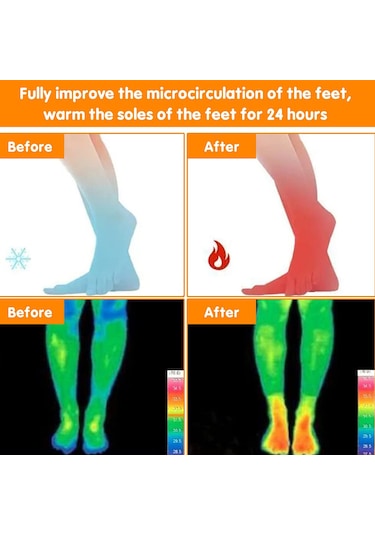 Geeksen Isıtan Masaj Çorapları - 3'lü Paket Yorgunluk Giderici Ve Ayak Sağlığı Siyah