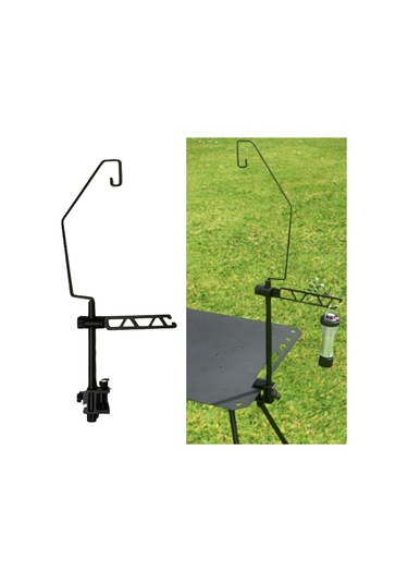 Homyl Seyahat Bahçe Yürüyüş Için Asılı Işık Tutucu 21cm Siyah