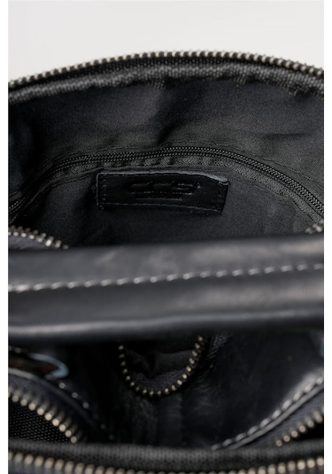 Ççs 31602 Hakiki Deri Askılı Çanta Siyah