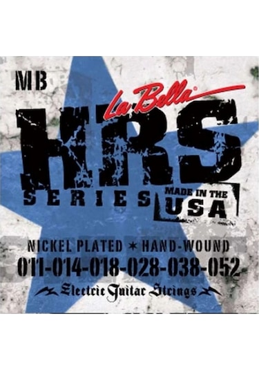 Elektro Gitar Aksesuar Tel Labella Lb-hrs-mb Blues 11-52