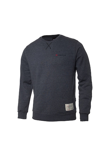 Cresta Outdoor Spor Bisiklet Yaka Erkek Sweatshirt