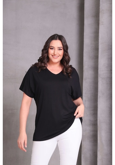 Cepli Basic Bluz Siyah