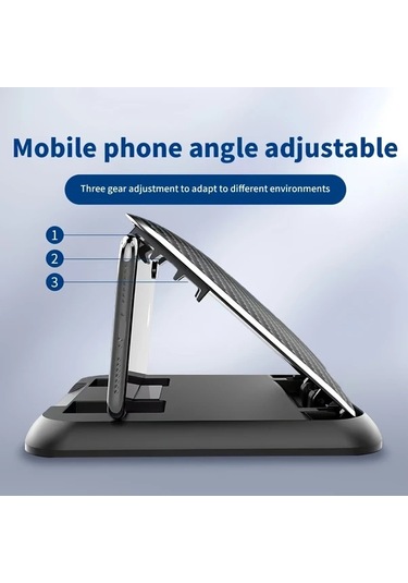 Dashanshop 2025 Siyah Evrensel Ar Navigasyonlu Güneşlikli Araç Telefon Tutucu
