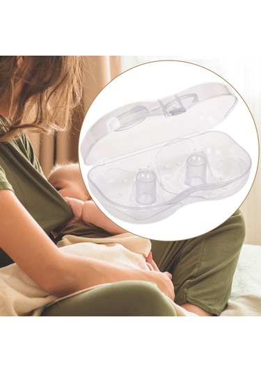 Suntek 2 Adet Silikon Meme Kalkanları Manuel Göğüs Pompası