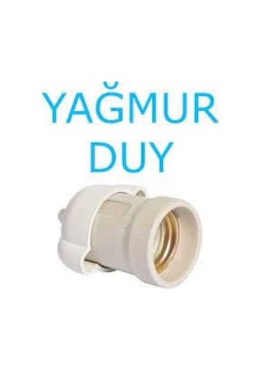Çetsan E27 Muhafazalı Porselen Yağmur Duy 3 Adet