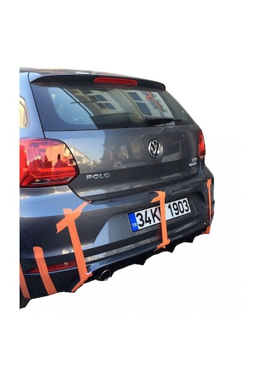 Volkswagen Polo 6r 2015-2017 Makyajlı Arka Tampon Eki - Difüzör